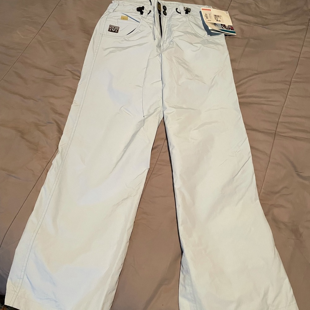 Light Blue NWT ROXY Quicksliver Women’s Snowboarding Pants Medium